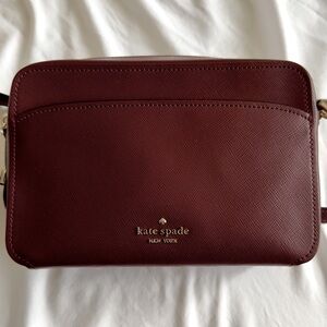 Kate Spade Harper Crossbody Bag - maroon/burgundy